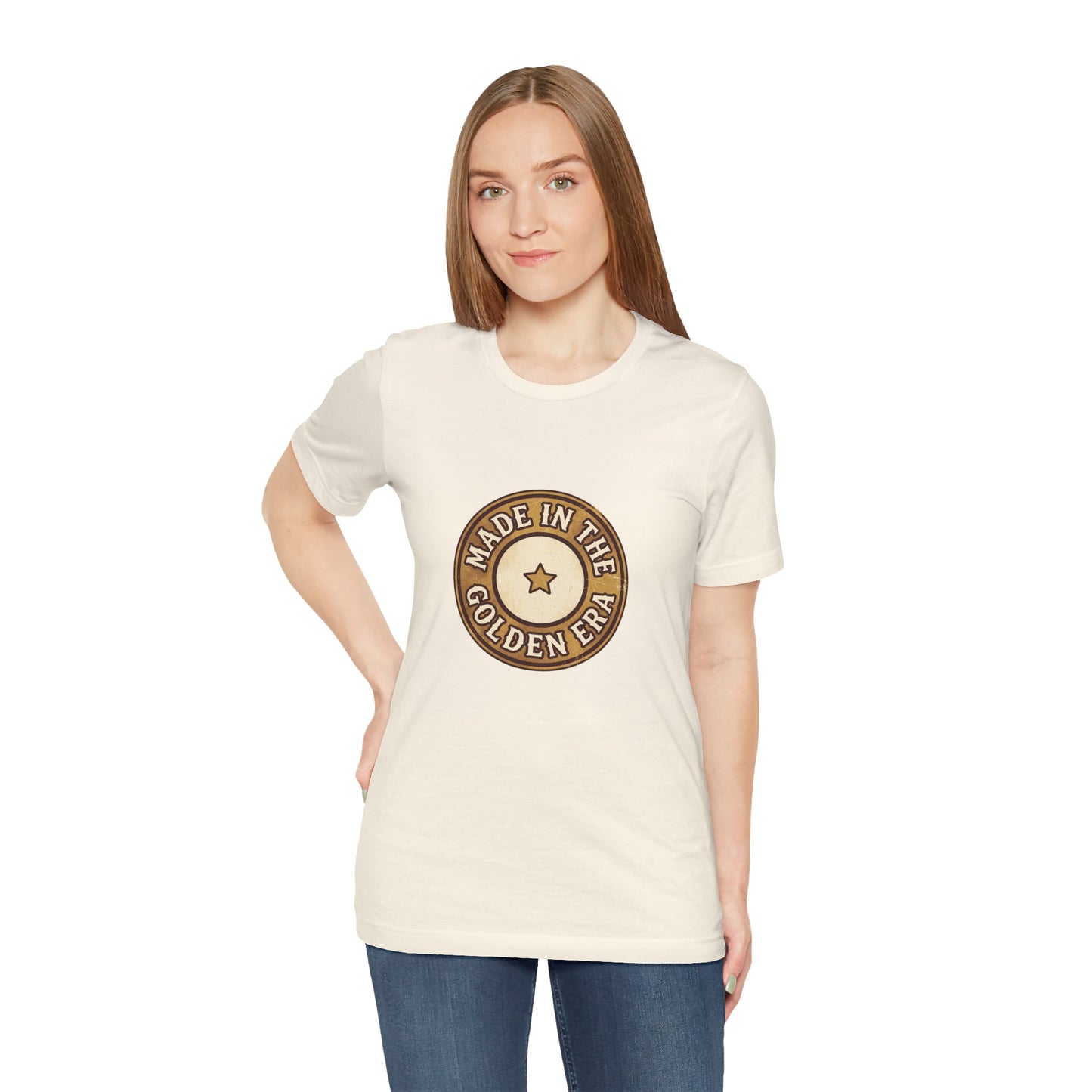 Made in the Golden Era T-Shirt — Vintage Hollywood Retro Badge Tee