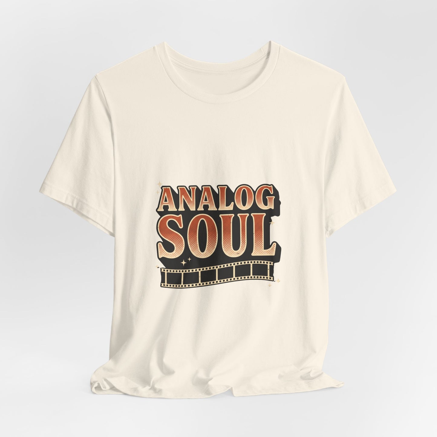 Analog Soul T-Shirt — Vintage Film Stripe Tee