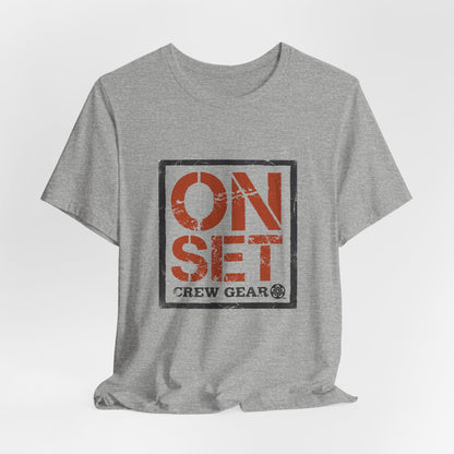 On Set Crew Gear T‑Shirt — Film & TV Production Tee