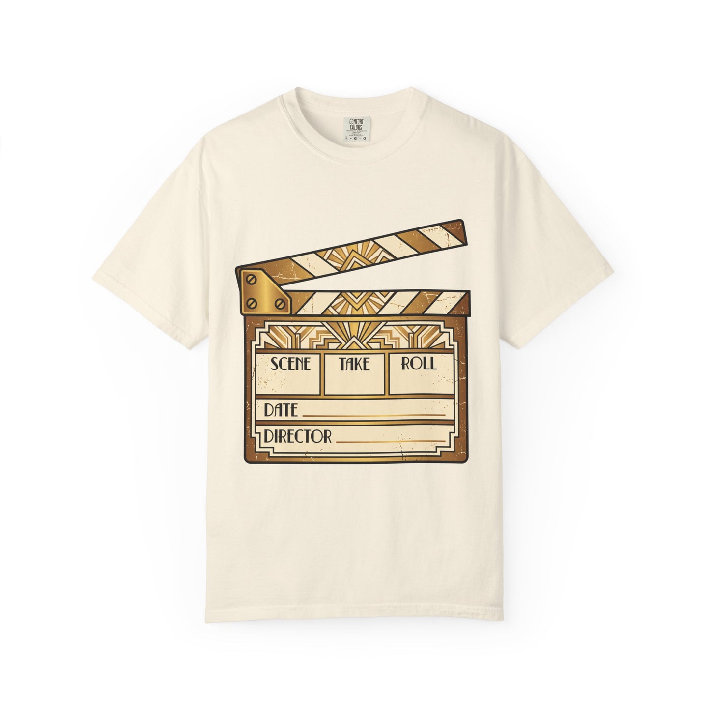 Film Clapperboard Graphic T-Shirt — Retro Movie Director Tee