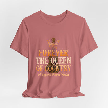 Forever The Queen of Country Tee dolly  – Tribute Music Fan T‑Shirt