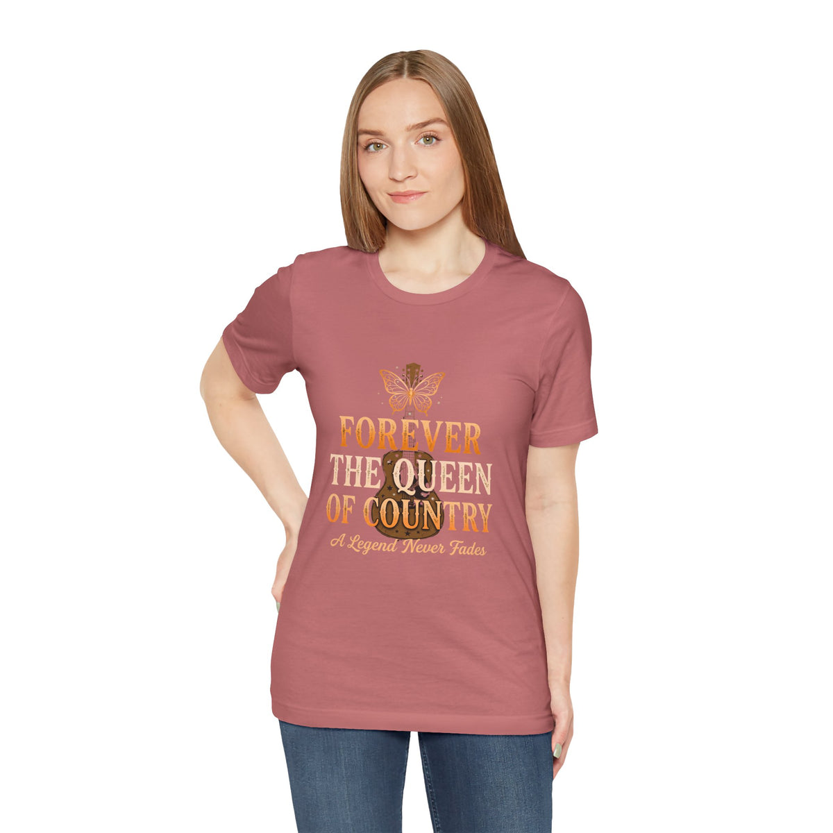 Forever The Queen of Country Tee dolly  – Tribute Music Fan T‑Shirt