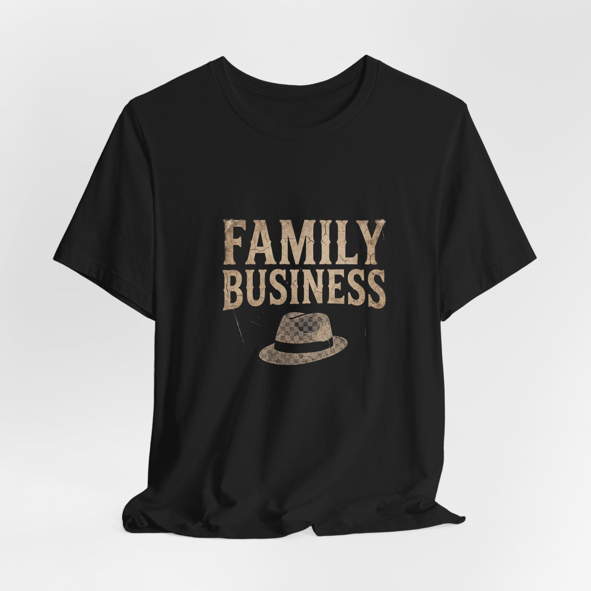 Family Business T‑Shirt — Vintage Fedora Graphic Tee