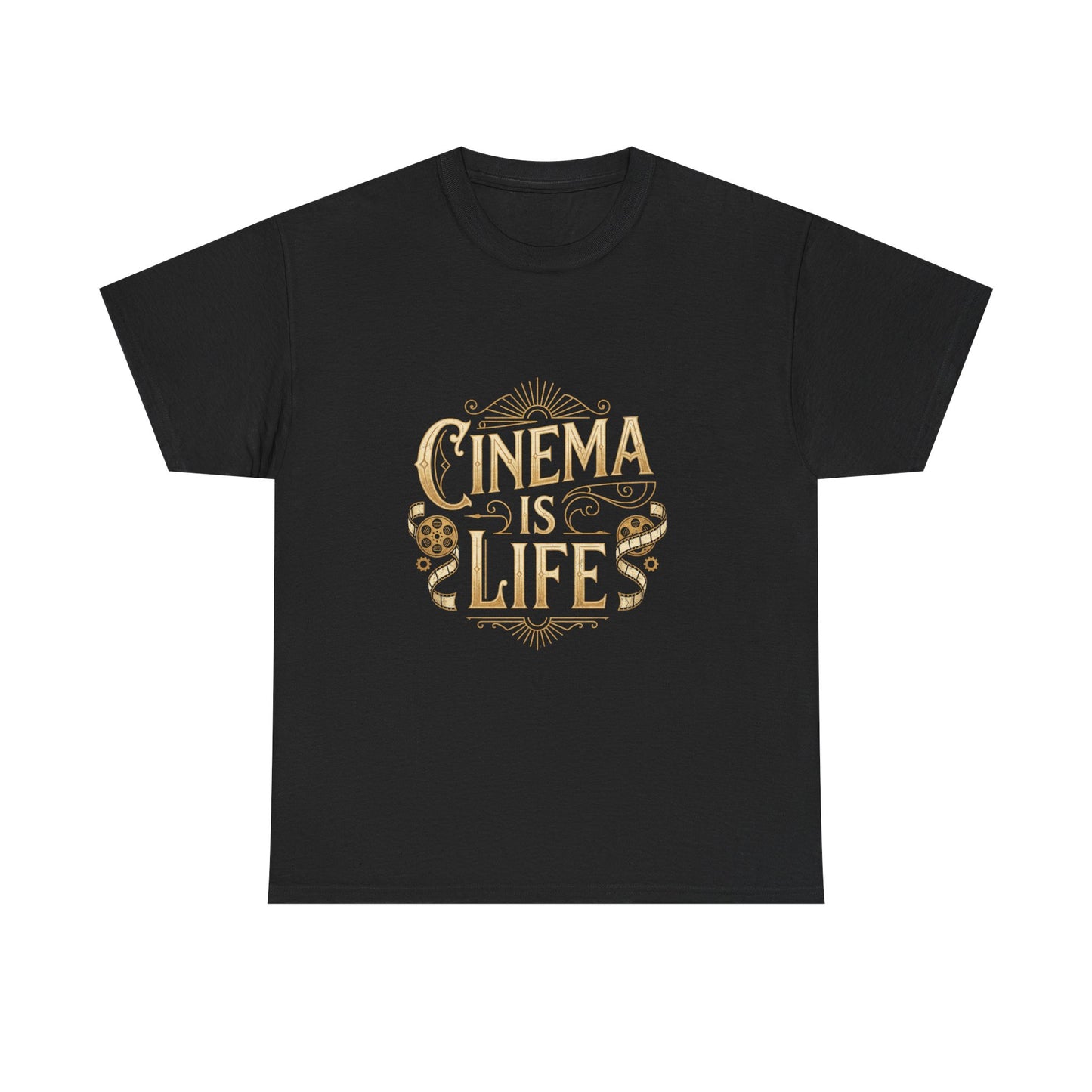 Cinema Is Life T-Shirt — Vintage Film Lover Tee