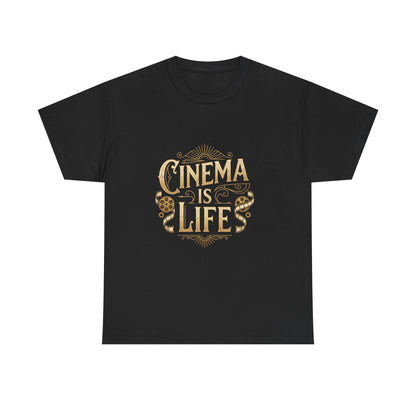 Cinema Is Life T-Shirt — Vintage Film Lover Tee