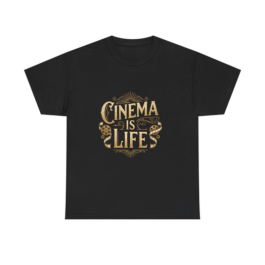 Cinema Is Life T-Shirt — Vintage Film Lover Tee
