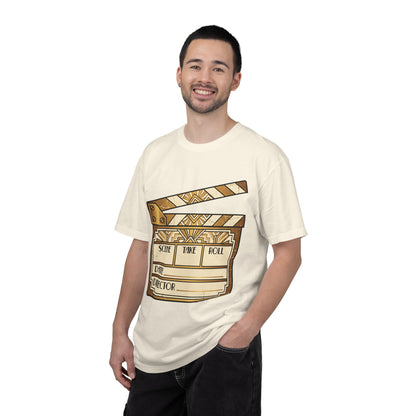 Film Clapperboard Graphic T-Shirt — Retro Movie Director Tee