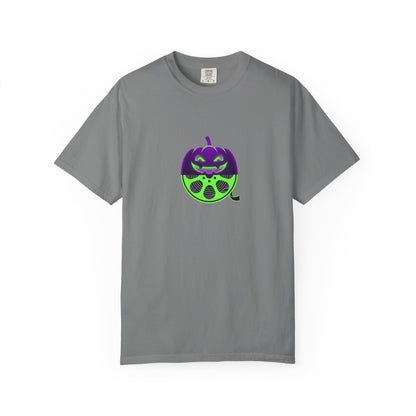 Pumpkin Gas Mask T-Shirt — Spooky Halloween Graphic Tee