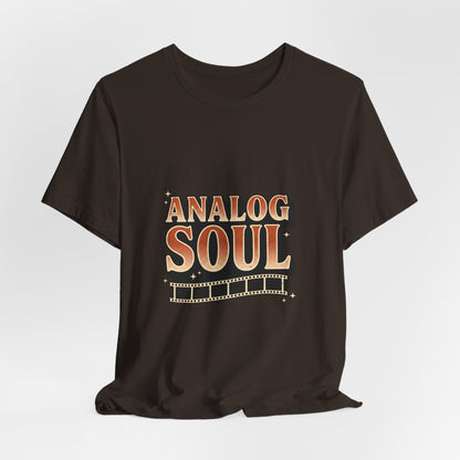 Analog Soul T-Shirt — Vintage Film Stripe Tee