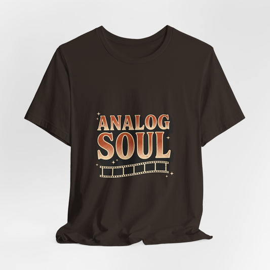 Analog Soul T-Shirt — Vintage Film Stripe Tee