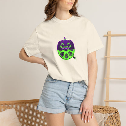 Pumpkin Gas Mask T-Shirt — Spooky Halloween Graphic Tee