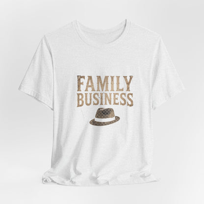 Family Business T‑Shirt — Vintage Fedora Graphic Tee