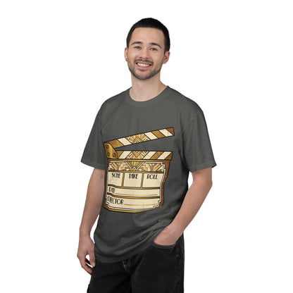 Film Clapperboard Graphic T-Shirt — Retro Movie Director Tee