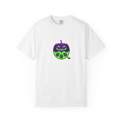 Pumpkin Gas Mask T-Shirt — Spooky Halloween Graphic Tee