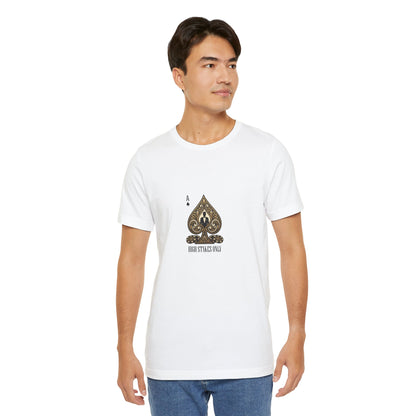 Ace of Spades Tee — 'High Stakes Only' Poker Graphic T-Shirt