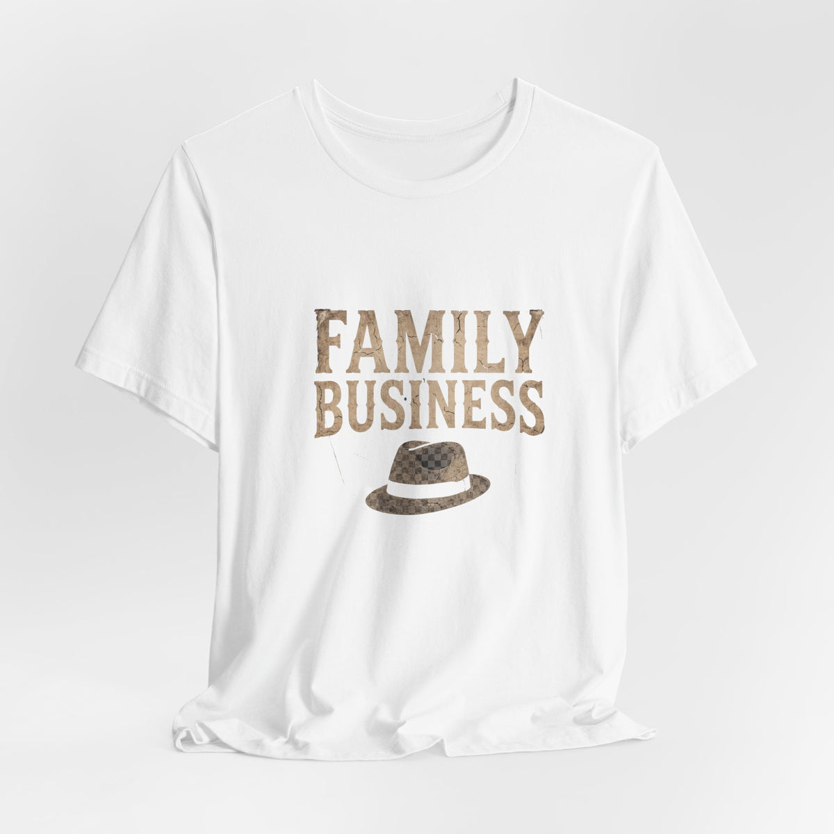 Family Business T‑Shirt — Vintage Fedora Graphic Tee