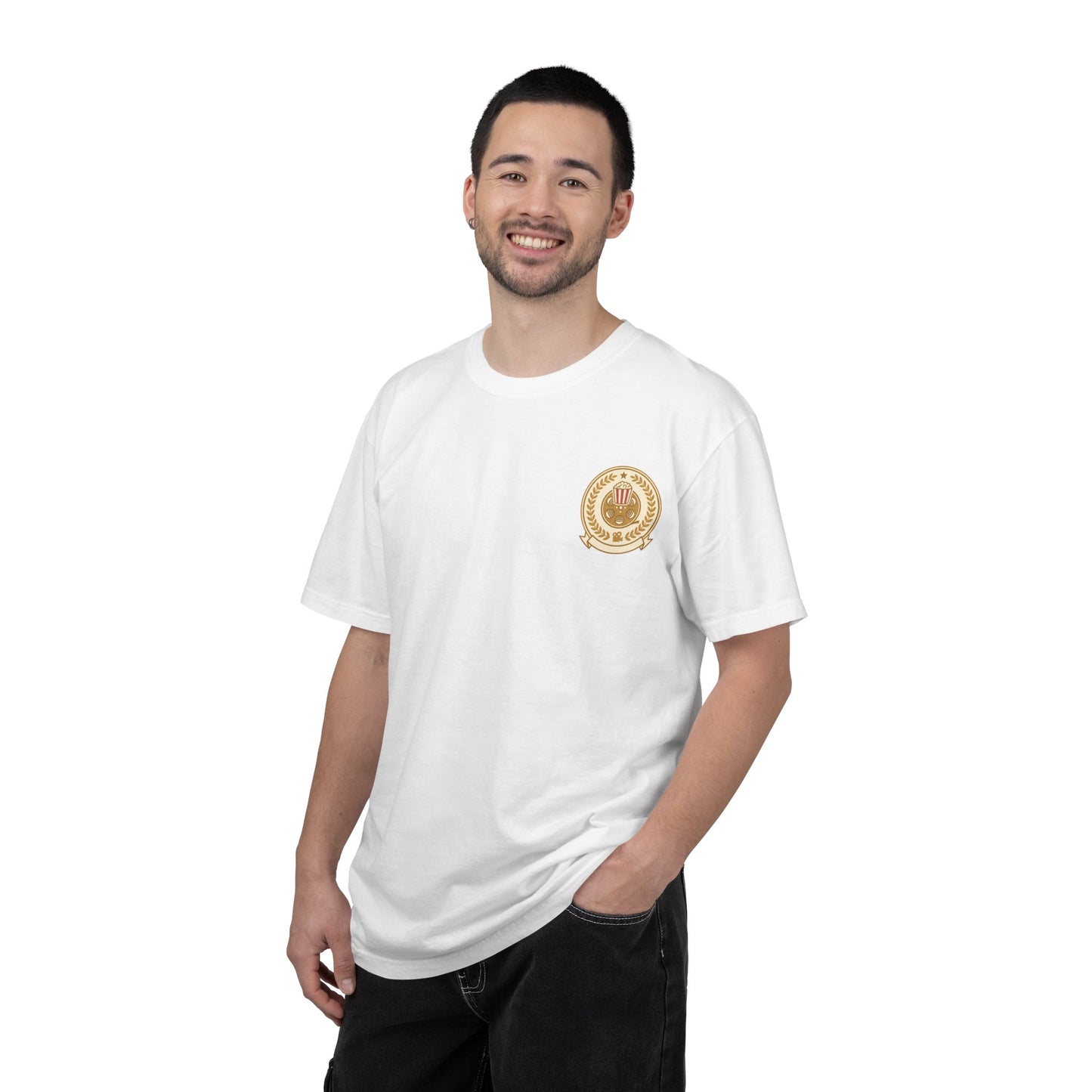 T-Shirt — Vintage Gold Laurel Crest Chest Logo