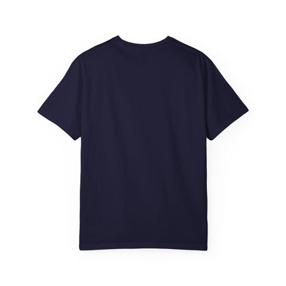 Embroidered Gold Heart T-Shirt — Minimal Chest Heart Tee