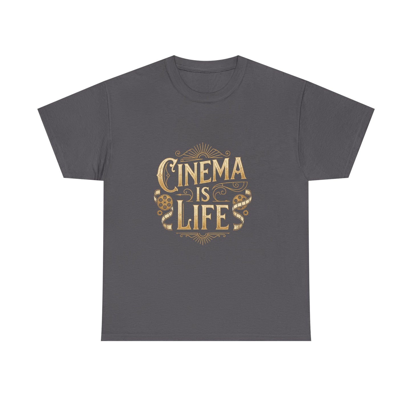 Cinema Is Life T-Shirt — Vintage Film Lover Tee