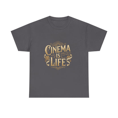 Cinema Is Life T-Shirt — Vintage Film Lover Tee