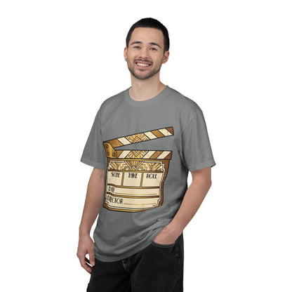 Film Clapperboard Graphic T-Shirt — Retro Movie Director Tee