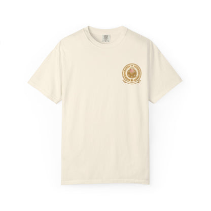 T-Shirt — Vintage Gold Laurel Crest Chest Logo