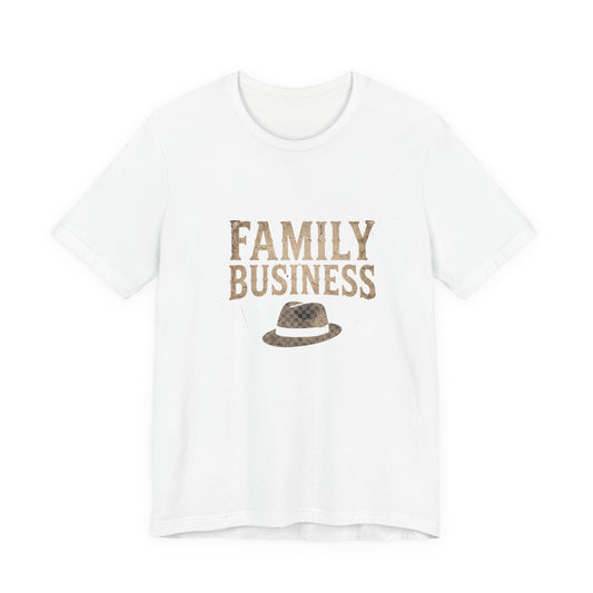 Family Business T‑Shirt — Vintage Fedora Graphic Tee