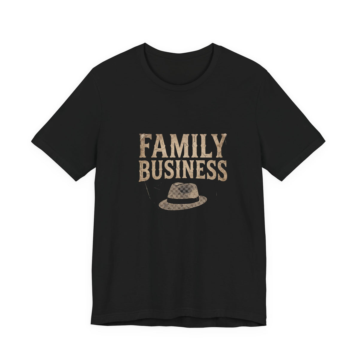 Family Business T‑Shirt — Vintage Fedora Graphic Tee