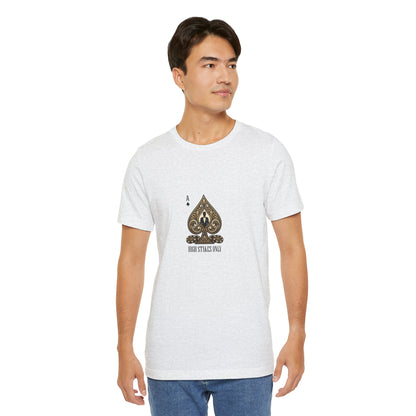 Ace of Spades Tee — 'High Stakes Only' Poker Graphic T-Shirt