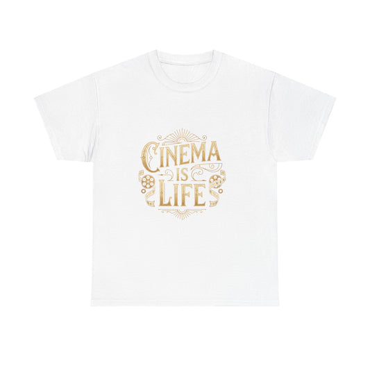 Cinema Is Life T-Shirt — Vintage Film Lover Tee