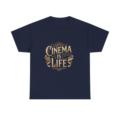 Cinema Is Life T-Shirt — Vintage Film Lover Tee