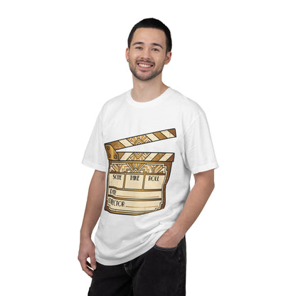 Film Clapperboard Graphic T-Shirt — Retro Movie Director Tee