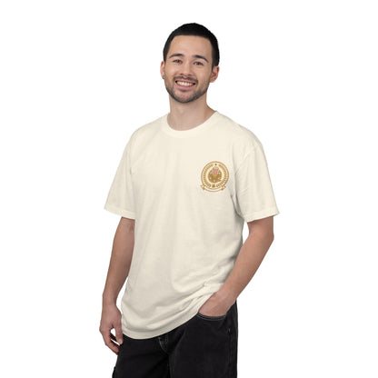 T-Shirt — Vintage Gold Laurel Crest Chest Logo