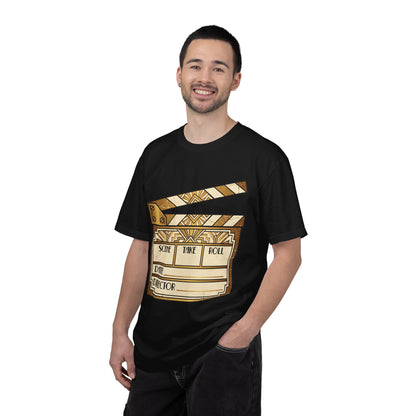 Film Clapperboard Graphic T-Shirt — Retro Movie Director Tee
