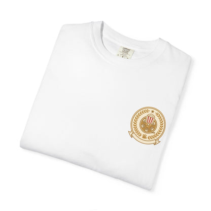 T-Shirt — Vintage Gold Laurel Crest Chest Logo
