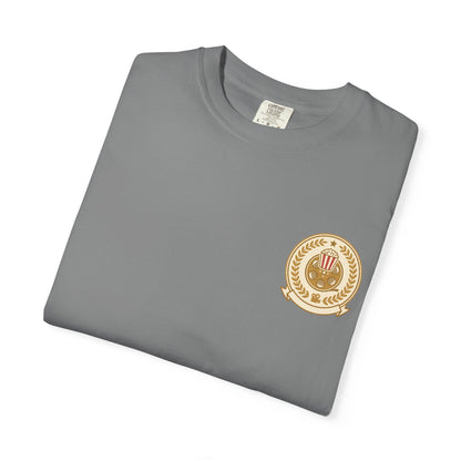 T-Shirt — Vintage Gold Laurel Crest Chest Logo