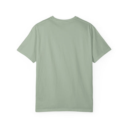 Embroidered Gold Heart T-Shirt — Minimal Chest Heart Tee