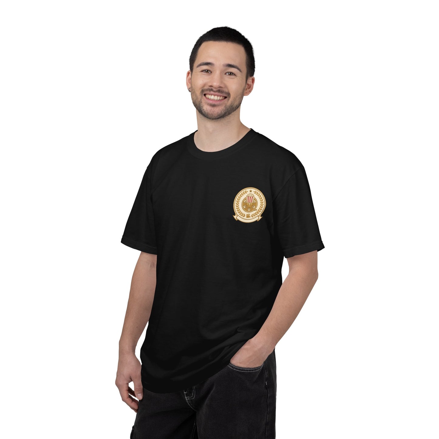 T-Shirt — Vintage Gold Laurel Crest Chest Logo
